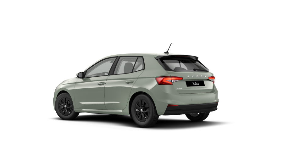Škoda Fabia, 1,0 MPI 59 kW 5° manuální, barva zelená