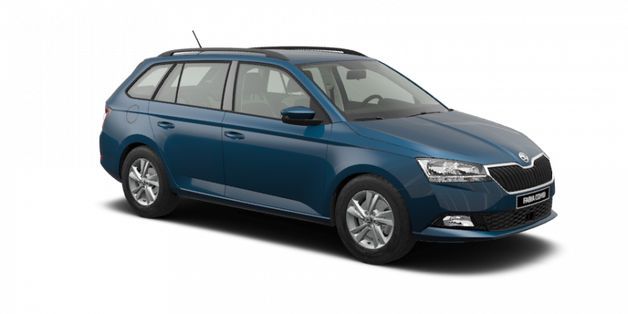 Škoda Fabia, 1,0 TSI 81 kW 6-stup. mech., barva modrá