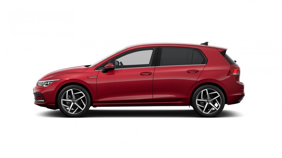 Volkswagen Golf, Golf Style 1,5 eTSI 7DSG mHEV, barva červená