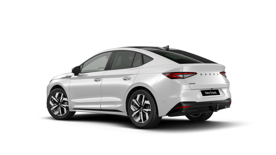 Škoda Enyaq iV, 82 kWh 210 kW 1° automatická, barva bílá