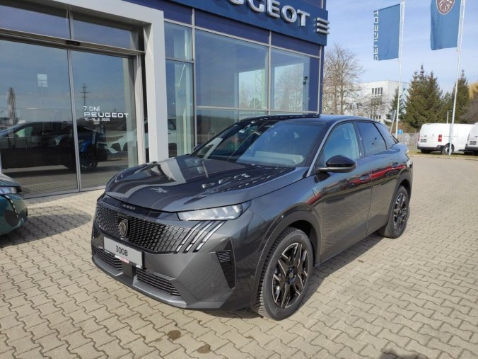 Peugeot 3008, Peugeot 3008 GT 145k AUT HYBRID ALCANTARA, barva šedá
