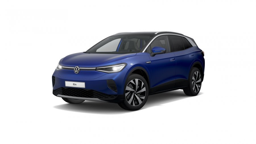 Volkswagen ID.4, ID.4 Pro Performance 150 kW, kap. 77 kWh, barva modrá