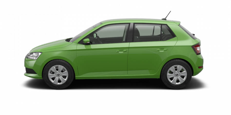 Škoda Fabia, 1,0 MPI 44 kW 5-stup. mech., barva zelená
