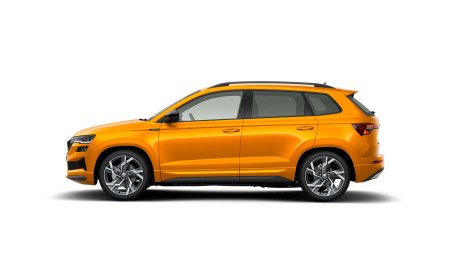 Škoda Karoq, 1,5 TSI 110 kW 7° automatická DSG, barva oranžová
