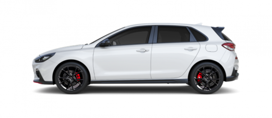 Hyundai i30, 2,0 T-GDI 206 kW (95 NAT) 6 st. man, barva bílá