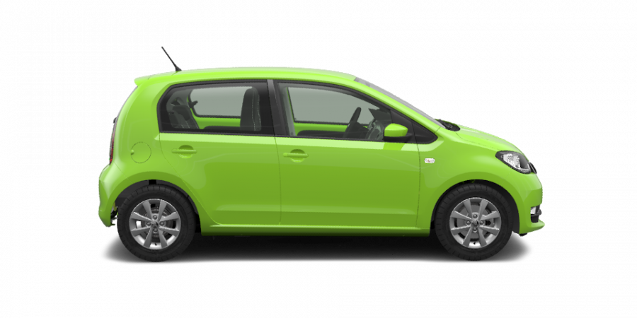 Škoda Citigo, 1,0 MPI 55 kW 5-stup. mech., barva zelená