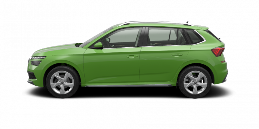 Škoda Kamiq, 1,5 TSI 110 kW 6-stup. mech., barva zelená