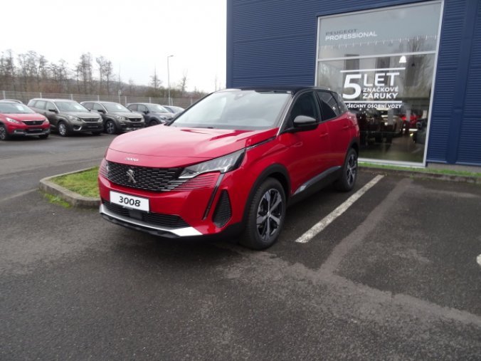 Peugeot 3008, ALLURE PACK 1.5 BHDi 130k EAT8, barva červená