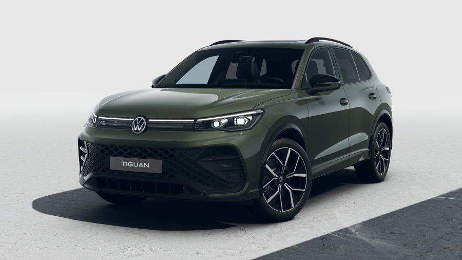 Volkswagen Tiguan, Tiguan R-Line People 2,0 TDI 142 kW 4MOT, barva zelená