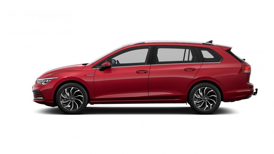 Volkswagen Golf Variant, Golf Variant Style 1,5 eTSI 7DSG mHEV, barva červená