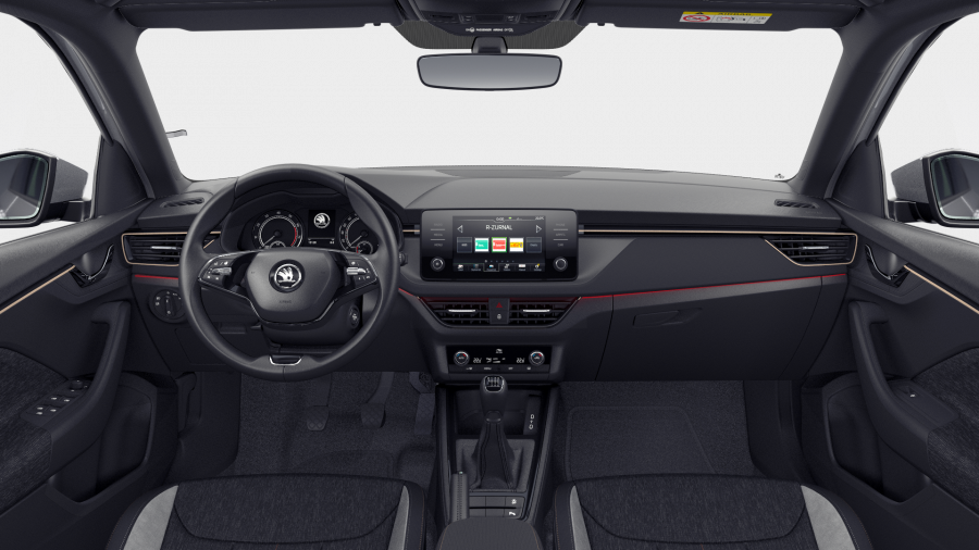 Škoda Scala, 1,0 TSI 81 KW 6-stup. mech., barva stříbrná