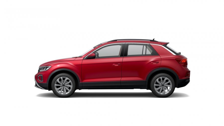 Volkswagen T-Roc, T-Roc Life 1,0 TSI 81kW 6G, barva červená