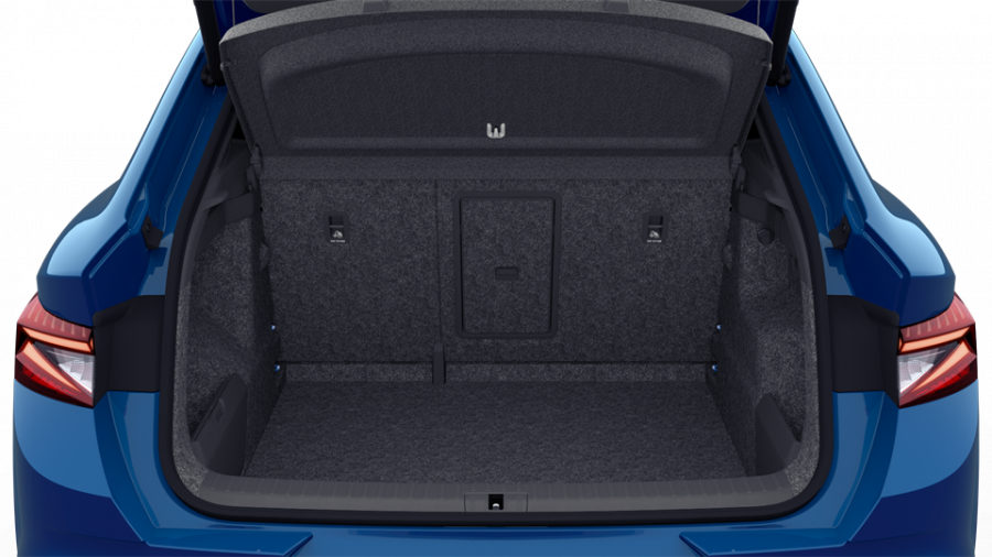 Škoda Enyaq iV, 82 kWh 220 kW 1° převodovka 4x4, barva modrá