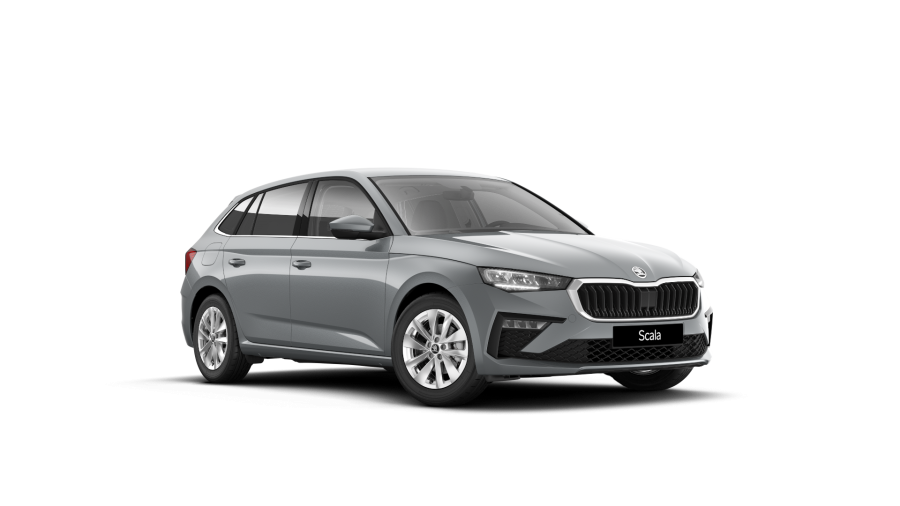 Škoda Scala, 1,0 TSI 85 kW 6° manuální, barva stříbrná