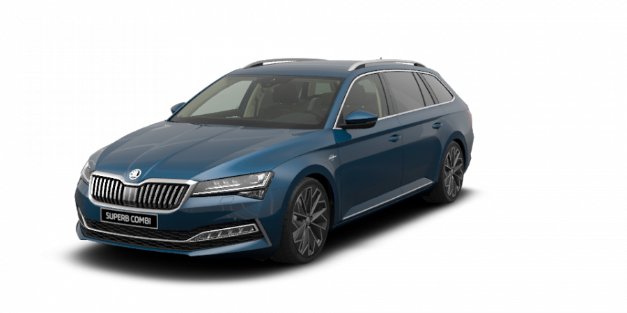 Škoda Superb, 2,0 TDI 147 kW 7-stup. automat. 4x4, barva modrá