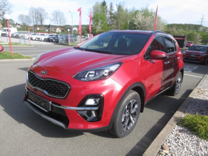 Kia Sportage, 1,6 T-GDi GPF 4x4 TOP, barva červená