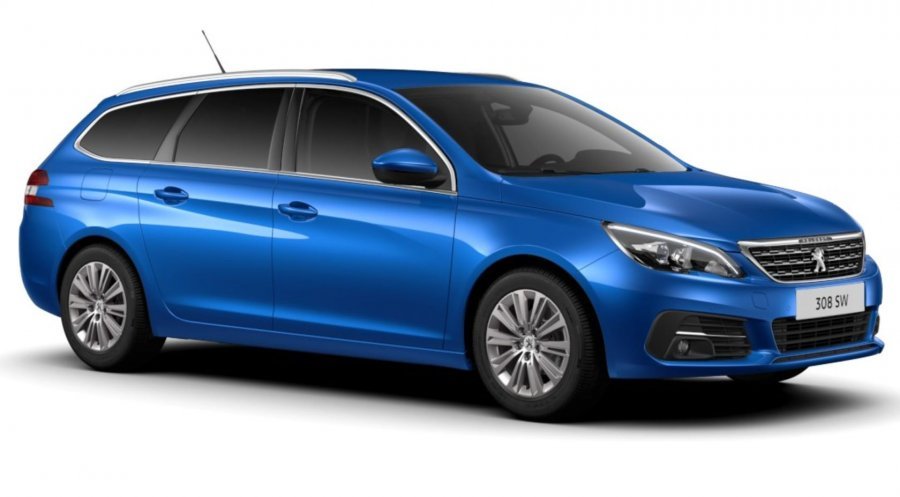 Peugeot 308, SW ALLURE 1.5 BHDi 130 MAN6, barva modrá