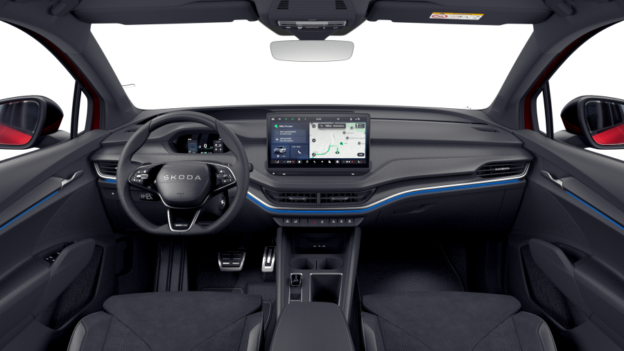 Škoda Elroq, 82 kWh 210,00 kW 1° převodovka, barva červená