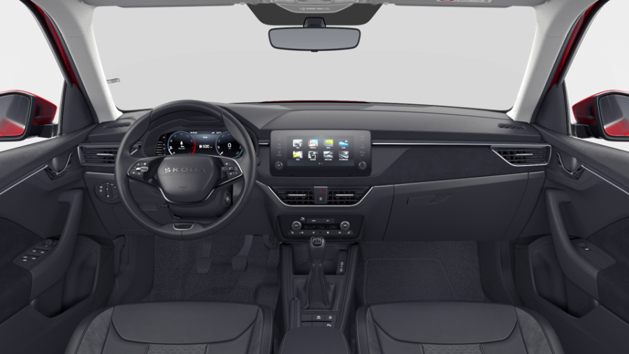 Škoda Kamiq, 1,5 TSI 110 kW 6° manuální, barva červená