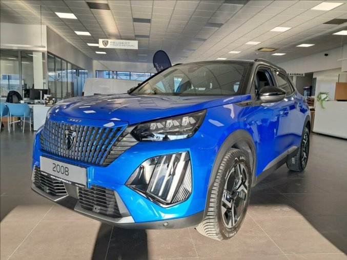 Peugeot 2008, Peugeot 2008 1,2 PureTech 130k EAT8  GT, barva modrá