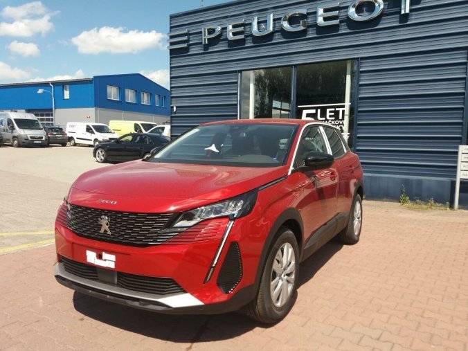 Peugeot 3008, ACTIVE PACK 1.2 PT 130k, barva červená