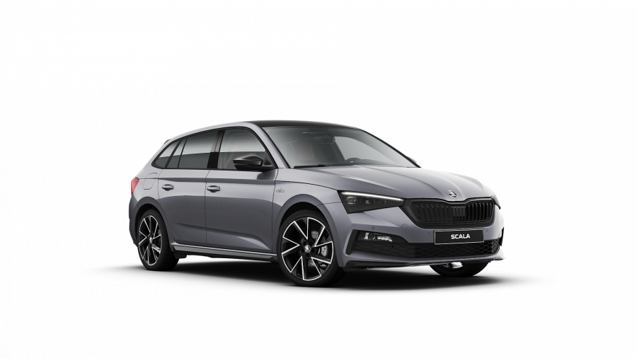 Škoda Scala, 1,5 TSI 110 kW 6-stup. mech., barva šedá