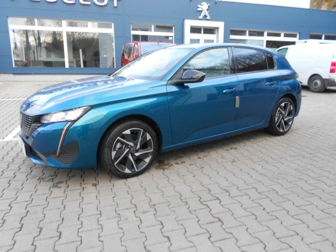 Peugeot 308, Peugeot 308 ALLURE Hybrid 136 e-DCS6, barva modrá