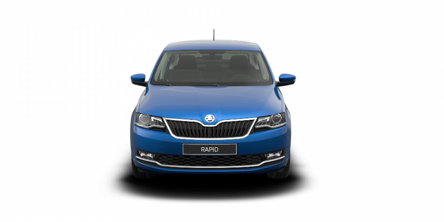 Škoda Rapid, 1,0 TSI 70 kW 5-stup. mech., barva modrá