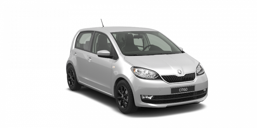 Škoda Citigo, 1,0 MPI 44 kW 5-stup. mech., barva stříbrná