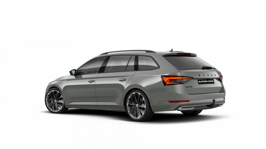 Škoda Superb, 2,0 TDI 147 kW 7-stup. automat., barva šedá