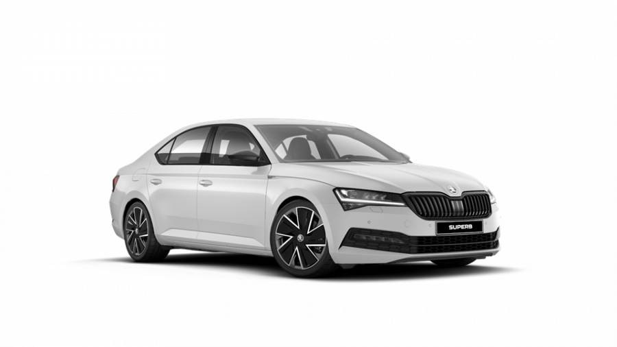 Škoda Superb, 2,0 TDI 110 kW 7-stup. automat., barva bílá