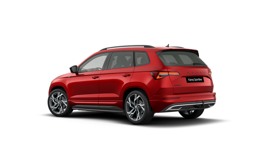 Škoda Karoq, 2,0 TDI 110 kW 7° automatická DSG 4x4, barva červená