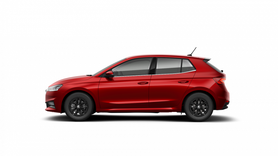 Škoda Fabia, 1,0 TSI 81 kW 6-stup. mech., barva červená