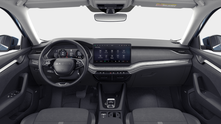 Škoda Octavia, 1,5 TSI Hybrid 110 kW 7° automatická DSG, barva modrá