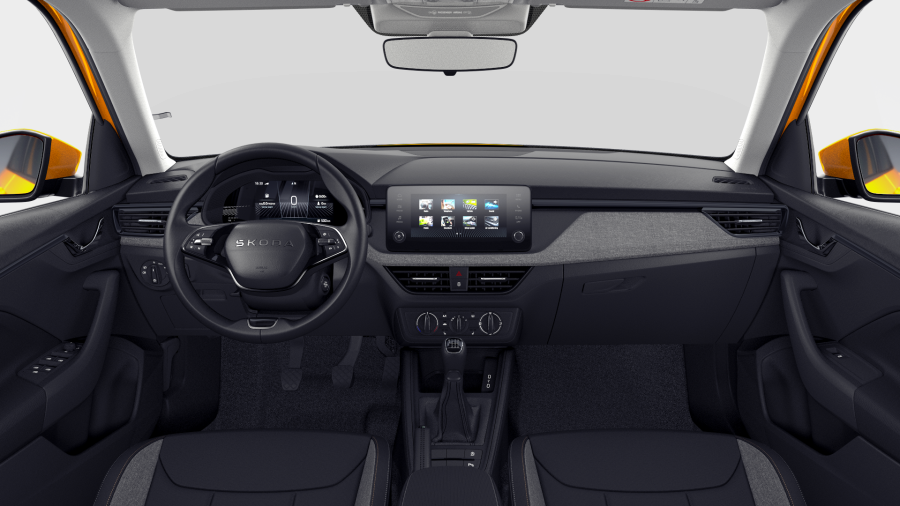 Škoda Kamiq, 1,0 TSI 85 kW 6° manuální, barva oranžová
