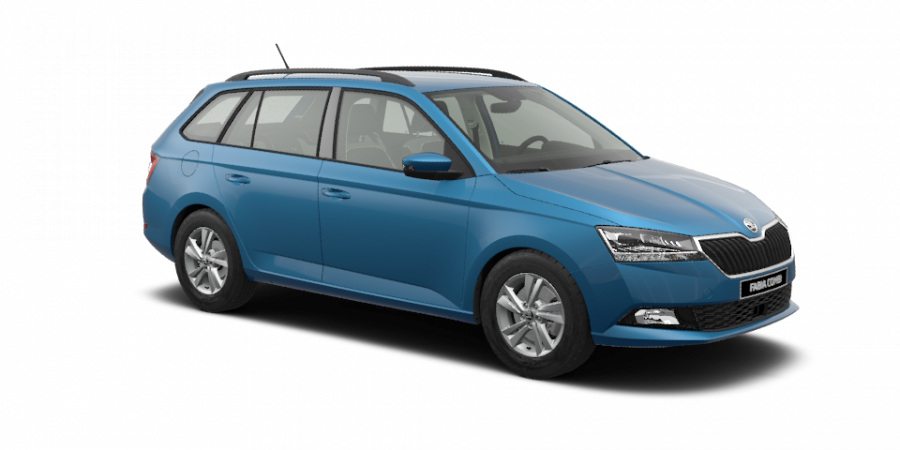 Škoda Fabia, 1,0 TSI 81 kW 6-stup. mech., barva modrá