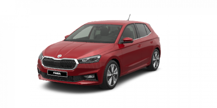Škoda Fabia, 1,0 TSI 81 kW 6-stup. mech., barva červená