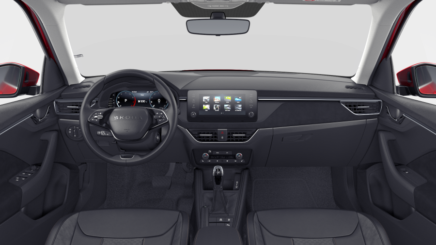 Škoda Kamiq, 1,0 TSI 85 kW 7° automatická DSG, barva červená