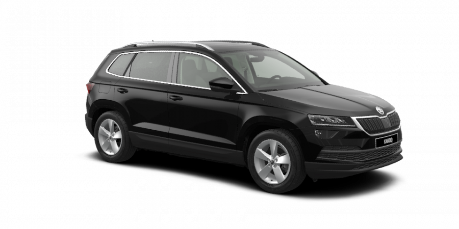 Škoda Karoq, 1,0 TSI 85 kW 6-stup. mech., barva černá