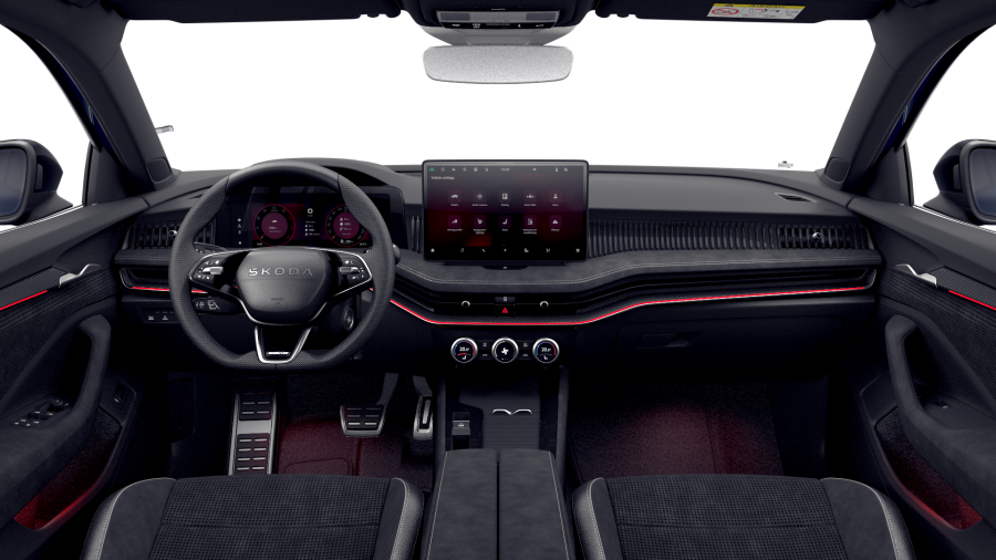 Škoda Superb, 2,0 TDI 142 kW 7° automatická DSG 4x4, barva modrá