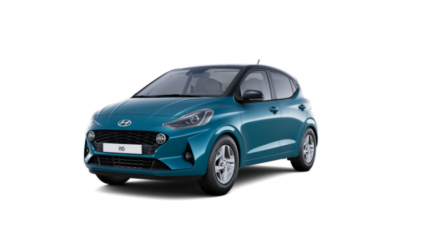 Hyundai i10, 1,0i AMT, barva modrá