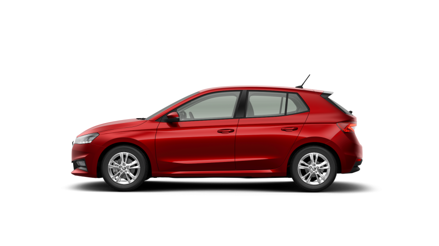 Škoda Fabia, 1,0 TSI 85 kW 6° manuální, barva červená