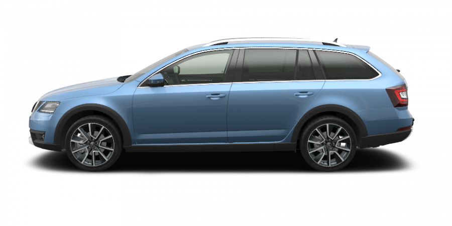 Škoda Octavia, 2,0 TDI 135 kW 7-stup. automat. 4x4, barva modrá