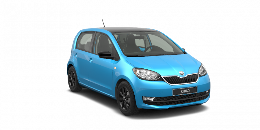 Škoda Citigo, 1,0 MPI 44 kW 5-stup. mech., barva žlutá