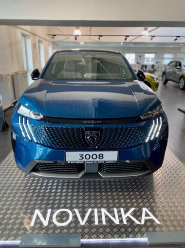 Peugeot 3008, Peugeot 3008 ALLURE Hybrid 136 e-DCS6 - 8941, barva modrá