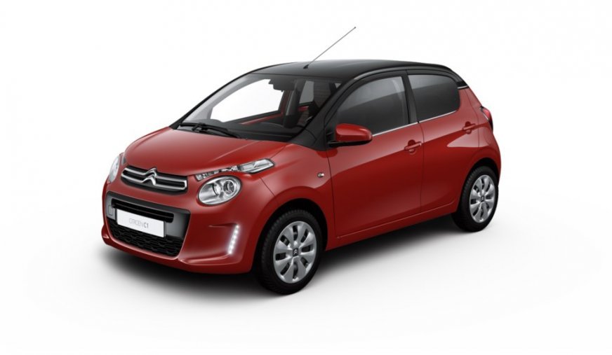 Citroën C1, 1.0 VTi 72, barva červená