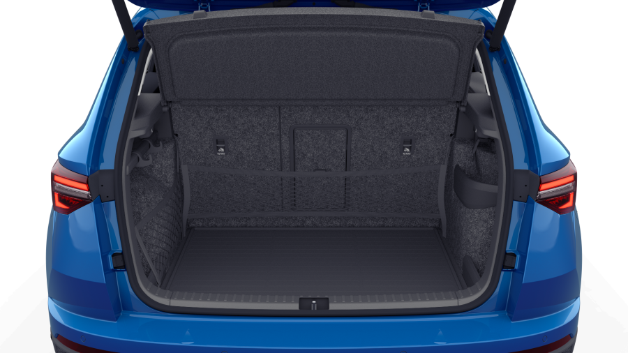 Škoda Karoq, 1,5 TSI 110 kW 7-stup. automat., barva modrá