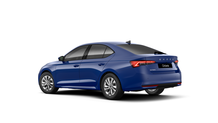 Škoda Octavia, 1,5 TSI m-HEV 110 kW 7-stup. automat., barva modrá