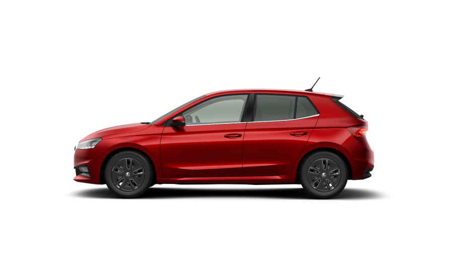 Škoda Fabia, 1,0 TSI 70 kW 5° manuální, barva červená