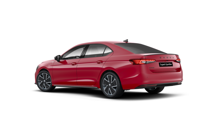 Škoda Superb, 1,5 TSI iV 110 kW 6° automatická DSG, barva červená